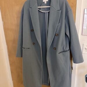 Topshop Classic Blue Coat